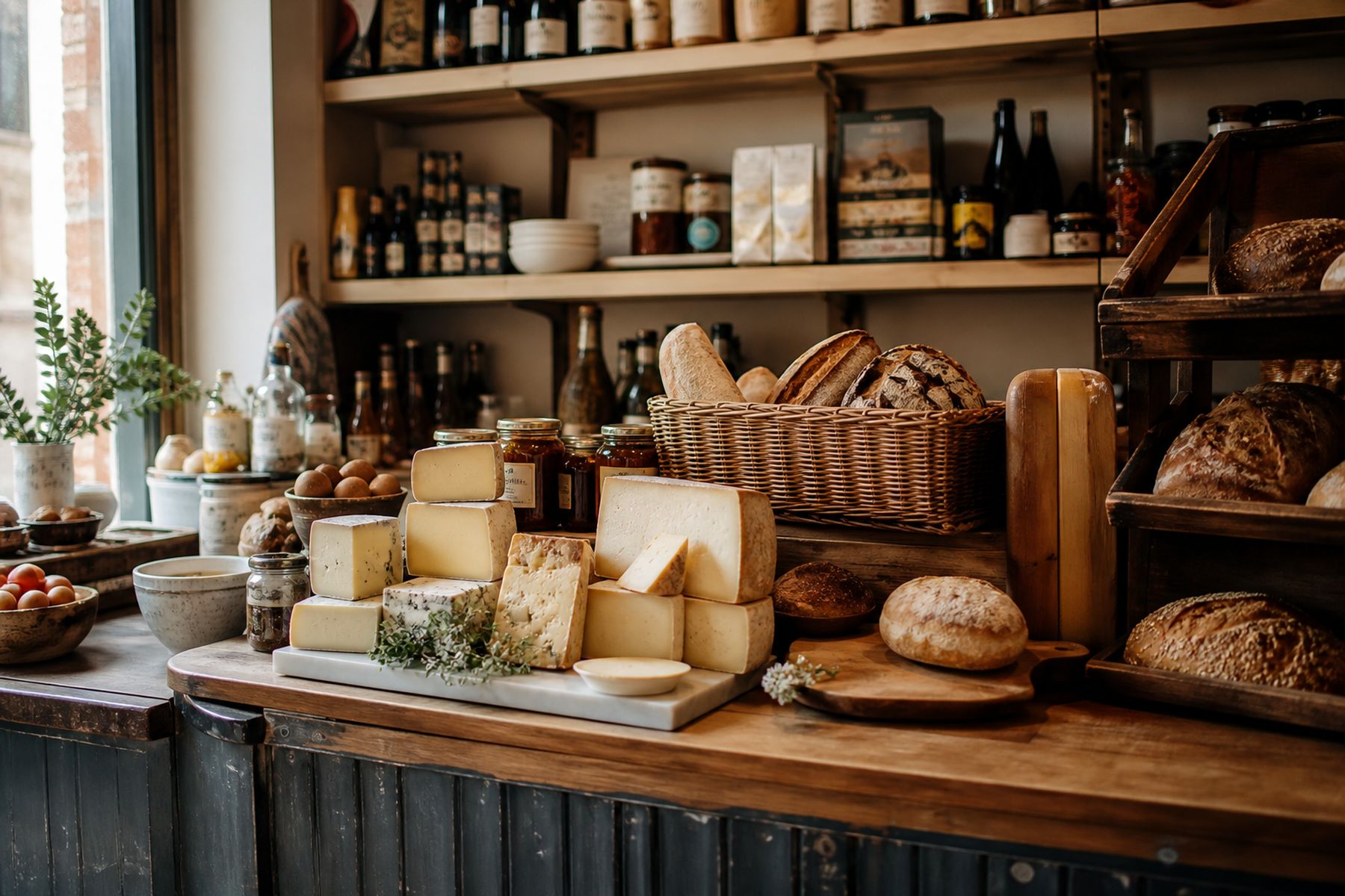 Mill Lane Provisions, a local shop demo site in the Folio design