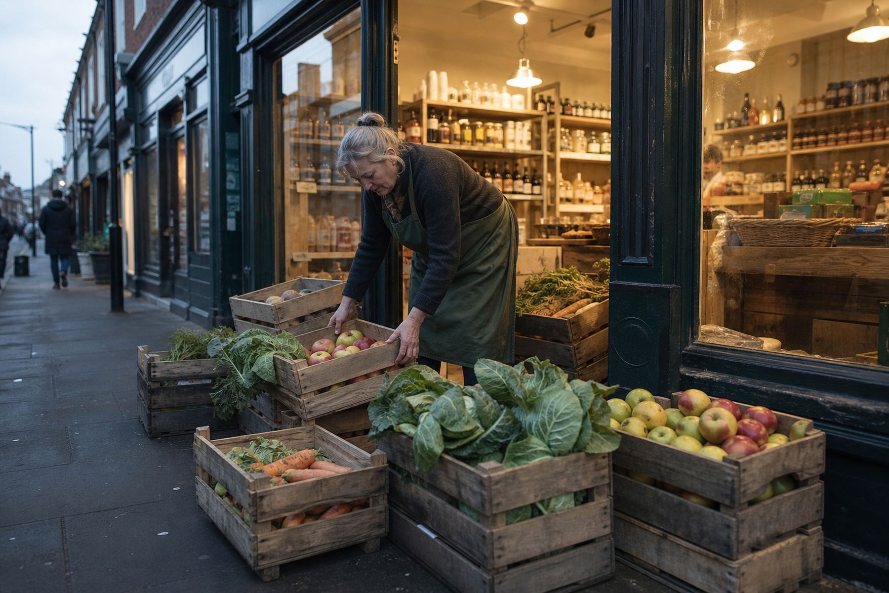 Mill Lane Provisions, a local shop demo site in the Harbour design